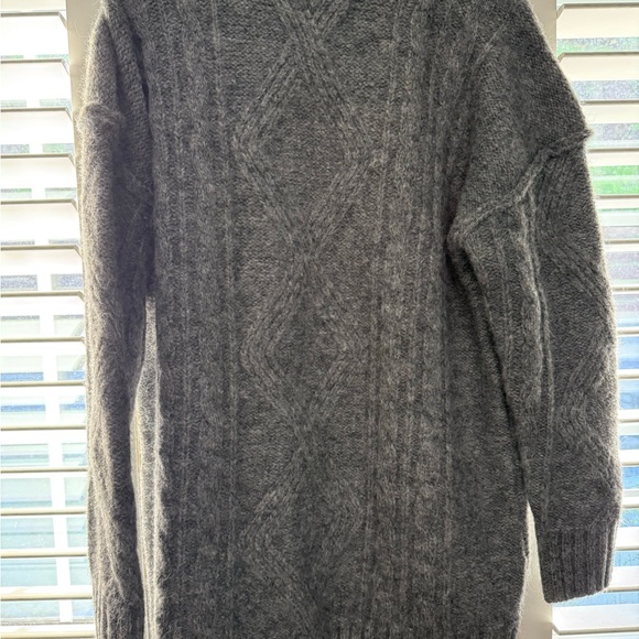 Topshop Gray Sweater Dress - Picture 1 of 2